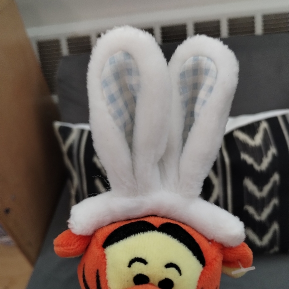 ✓Tigger Easter bunny  Plush With Ears Winnie The Pooh Tigger Stuffed Animal Doll - Picture 11 of 16